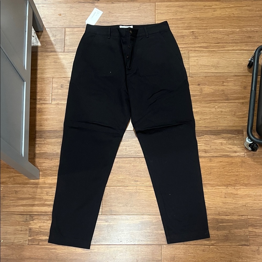 Universal Works Black Chinos